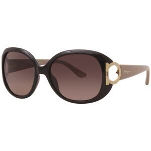 Salvatore Ferragamo SF668S Brown Taupe Non-Polarized Gradient Sunglasses A35